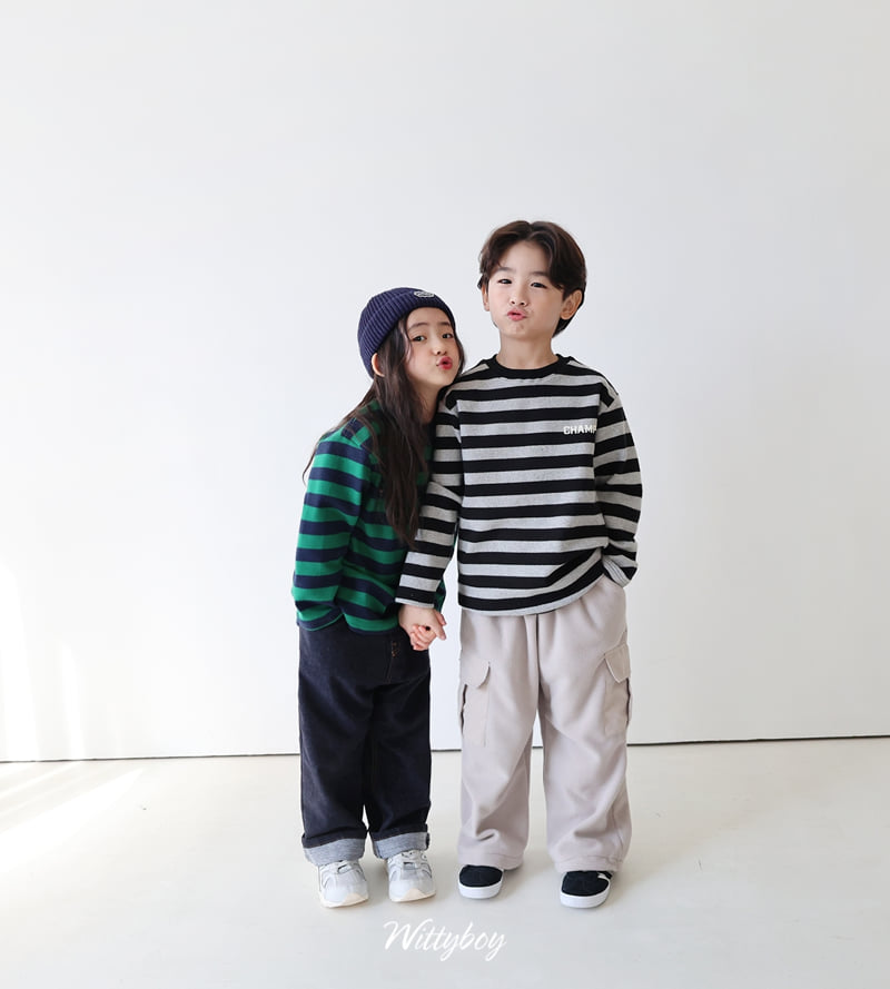 Witty Boy - Korean Children Fashion - #littlefashionista - Winter Hip Selvage Pants - 11