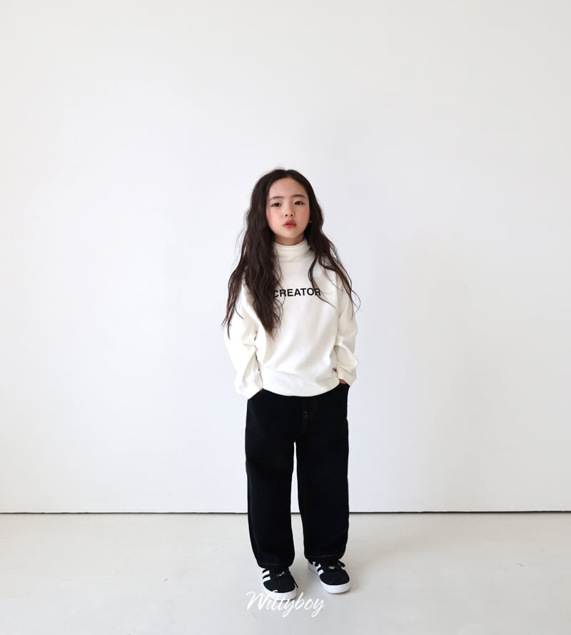 Witty Boy - Korean Children Fashion - #littlefashionista - Creator Turtleneck Tee - 10