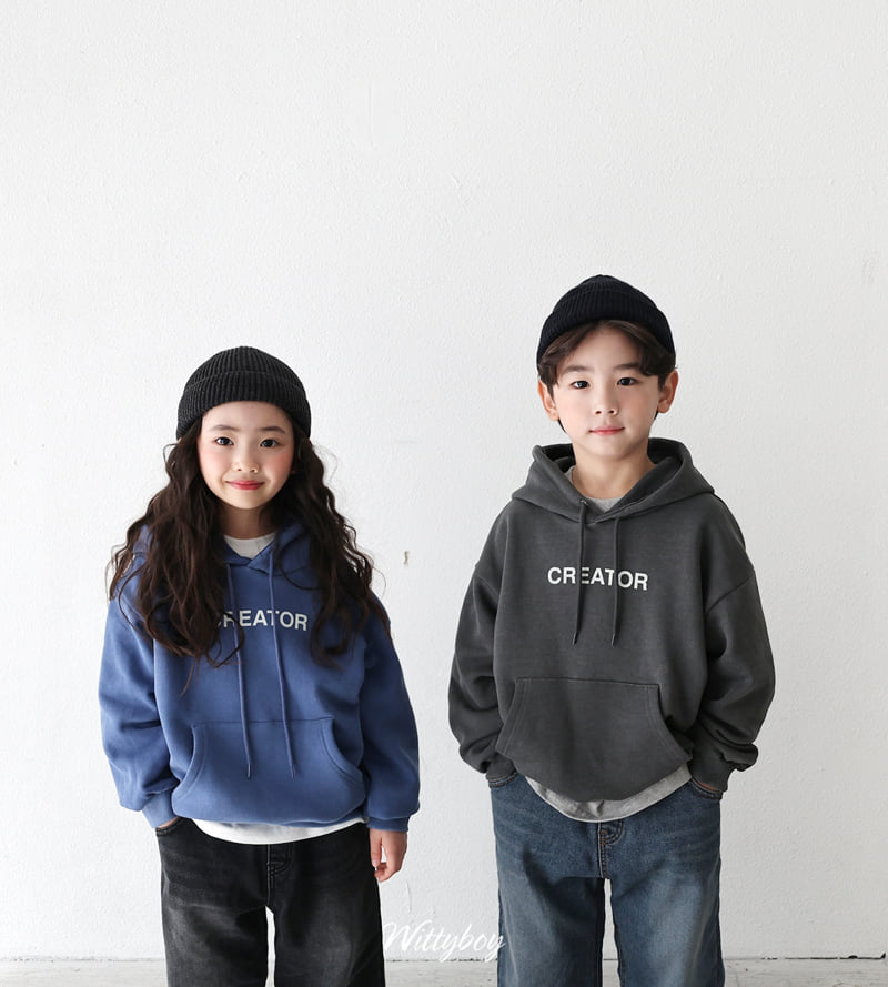 Witty Boy - Korean Children Fashion - #littlefashionista - Creator Hoodie - 7
