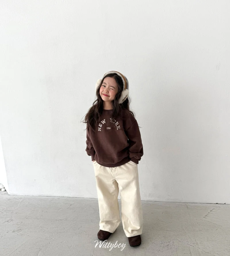 Witty Boy - Korean Children Fashion - #Kfashion4kids - New York Sweatshirt - 4