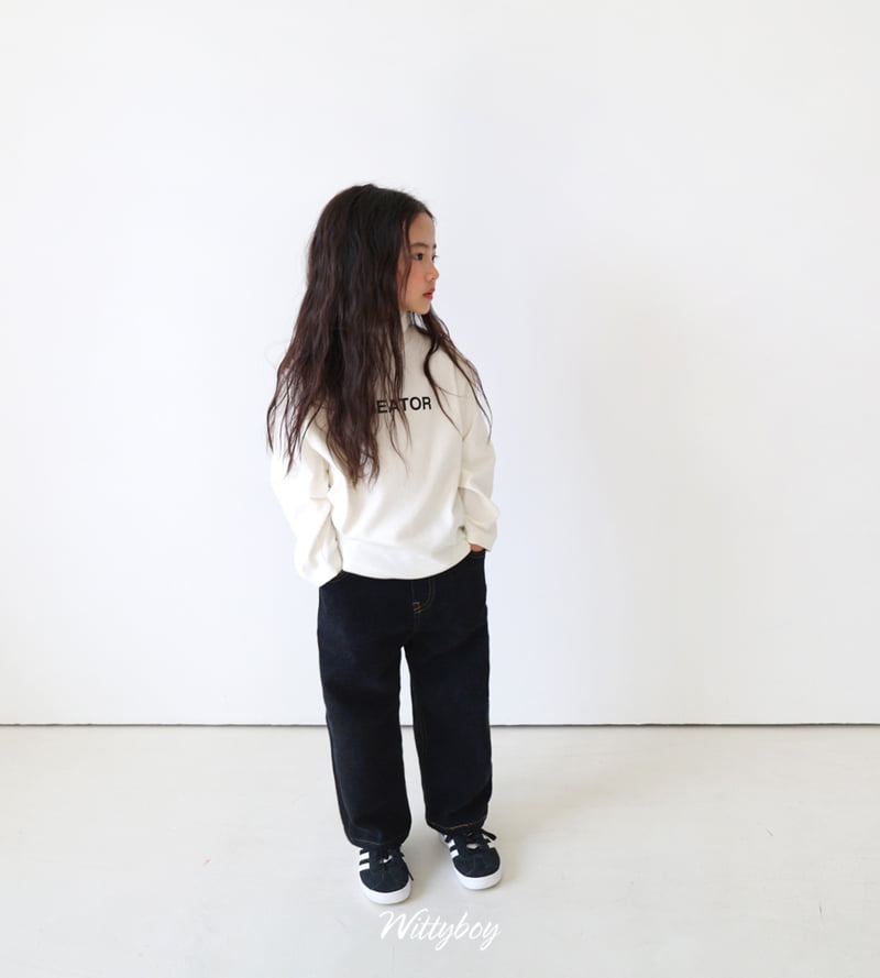 Witty Boy - Korean Children Fashion - #littlefashionista - Rich Velour Denim Pants - 3