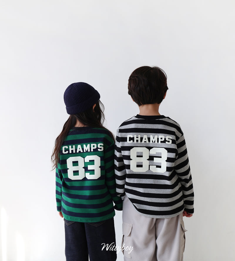 Witty Boy - Korean Children Fashion - #littlefashionista - Champ ST Tee