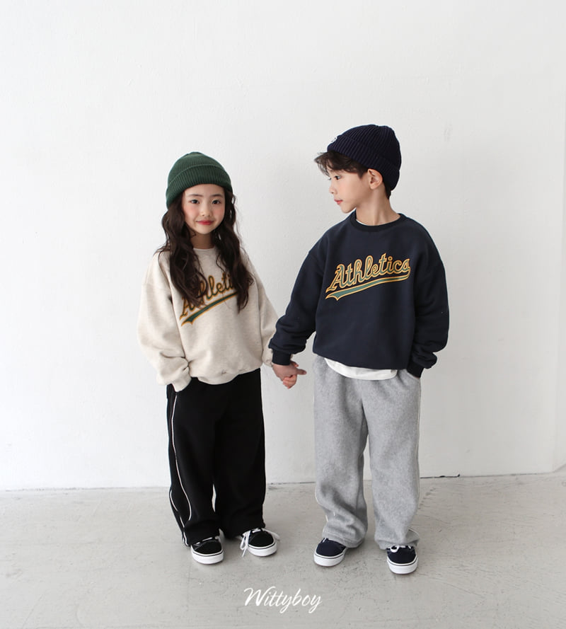 Witty Boy - Korean Children Fashion - #littlefashionista - Athletic Sweatshirt - 11