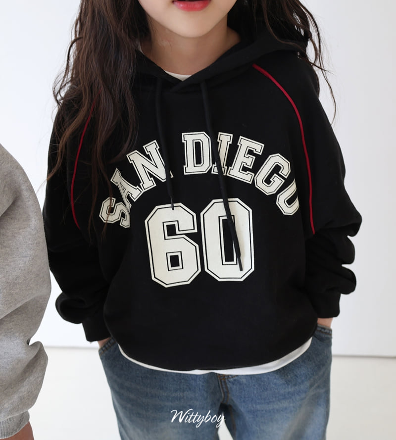 Witty Boy - Korean Children Fashion - #littlefashionista - Sandy Hoodie Tee - 4