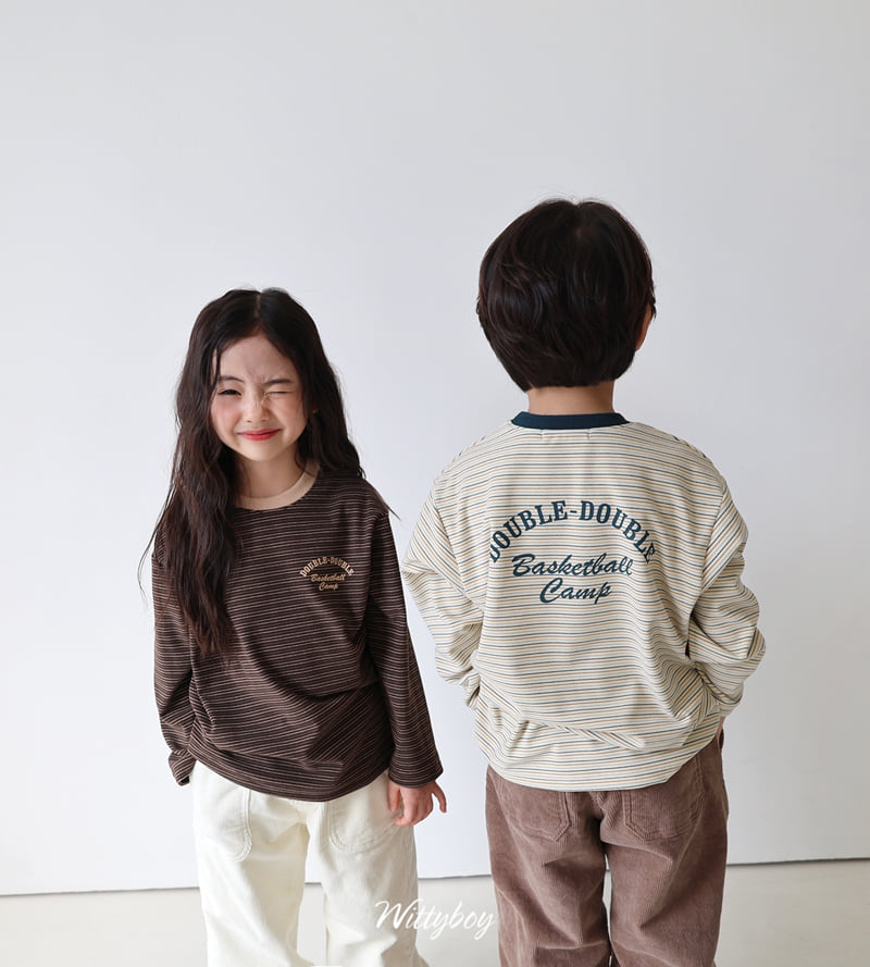 Witty Boy - Korean Children Fashion - #magicofchildhood - Edison Peach ST Tee