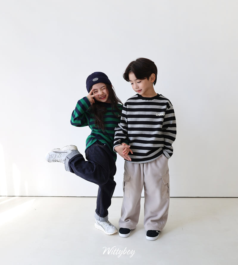 Witty Boy - Korean Children Fashion - #magicofchildhood - Winter Hip Selvage Pants - 12