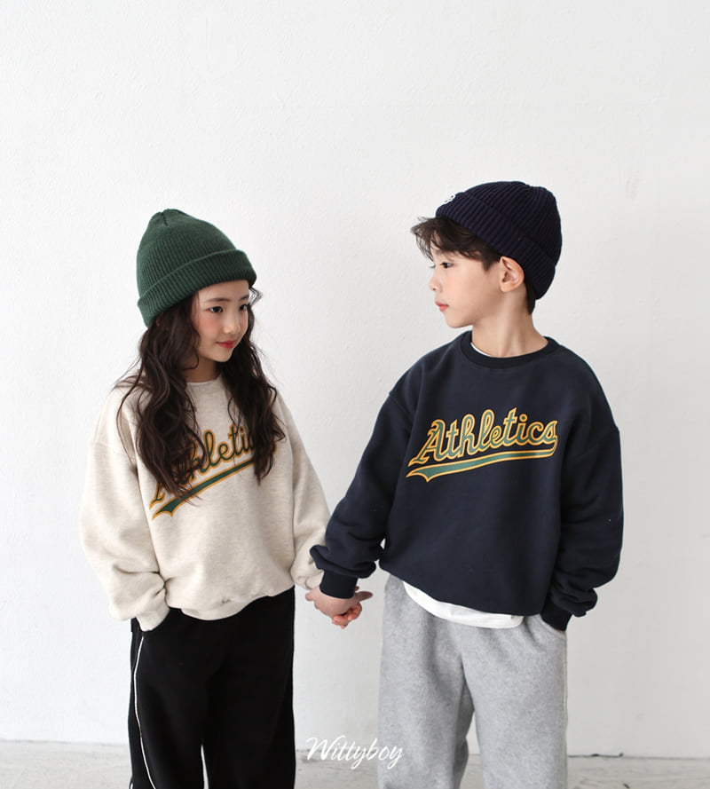 Witty Boy - Korean Children Fashion - #magicofchildhood - Athletic Sweatshirt - 12