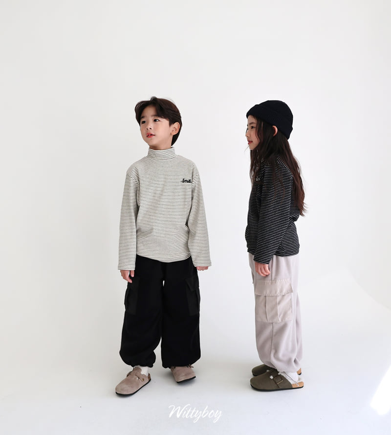 Witty Boy - Korean Children Fashion - #minifashionista - Teddy Fleece Cargo Pants - 10