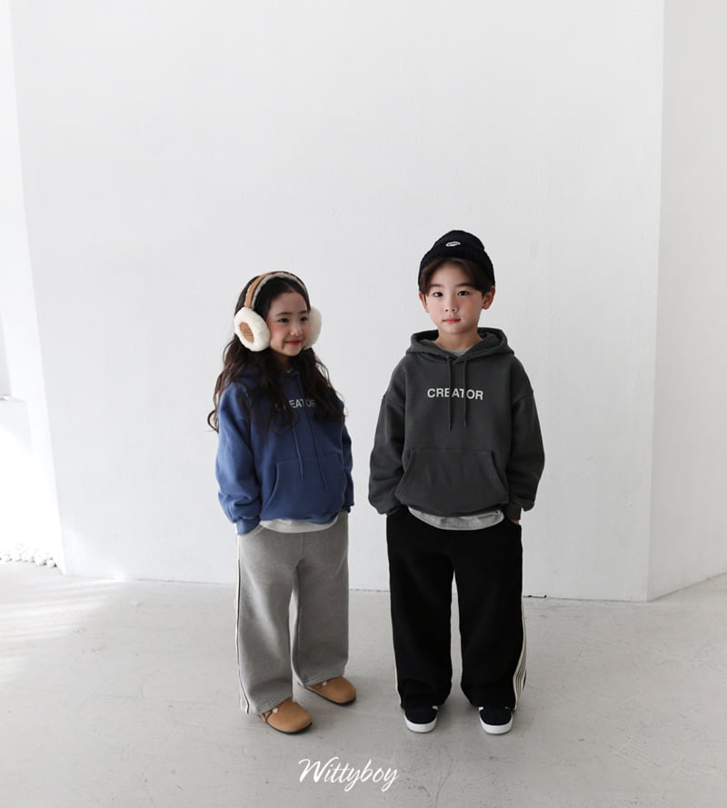 Witty Boy - Korean Children Fashion - #minifashionista - Winter High Teen Pants - 3
