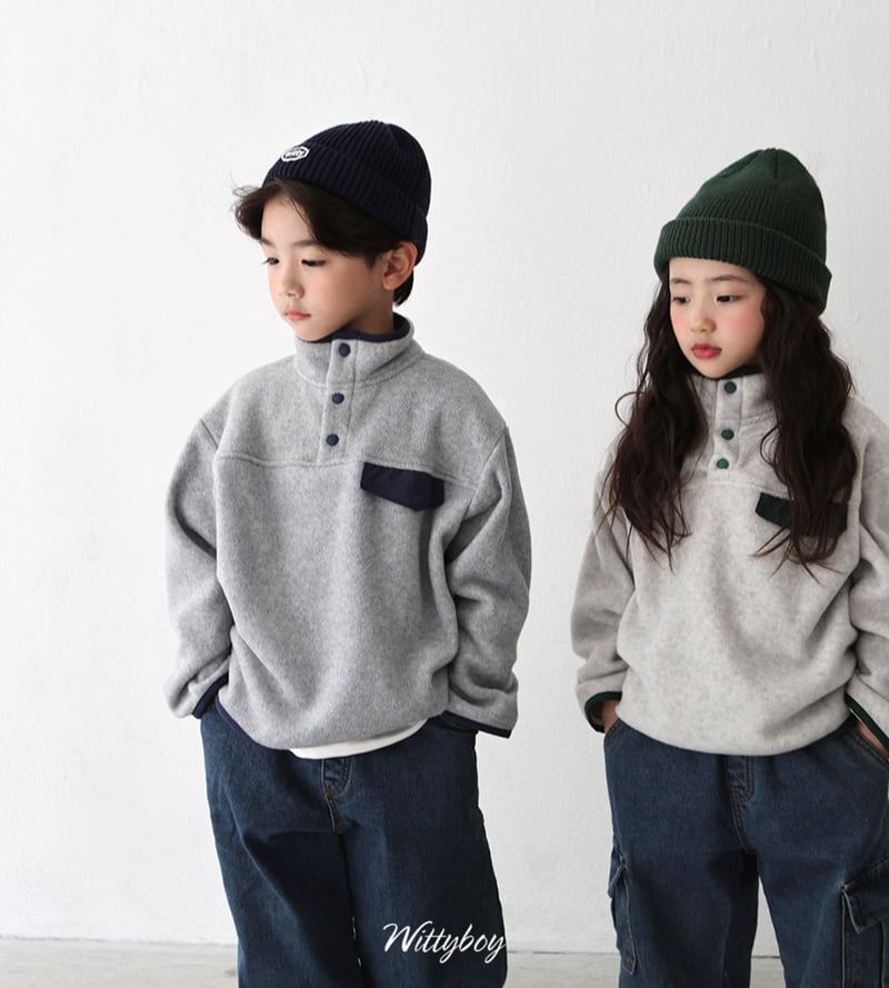 Witty Boy - Korean Children Fashion - #minifashionista - Camp Fleece Anorak