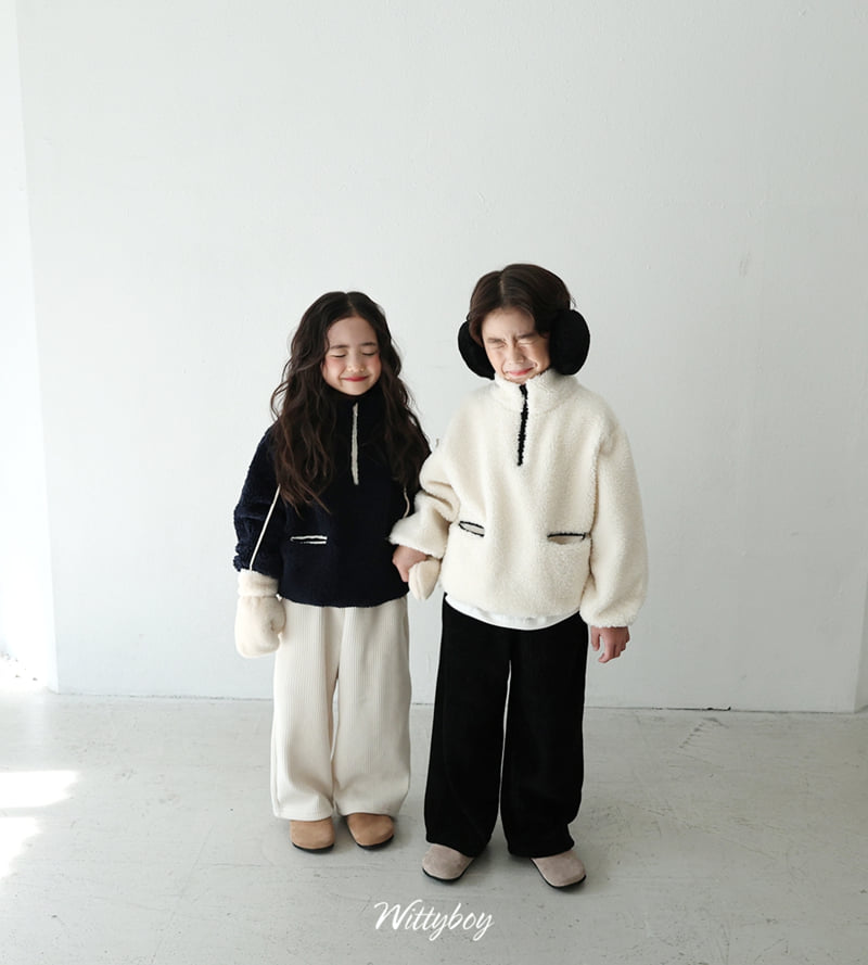 Witty Boy - Korean Children Fashion - #prettylittlegirls - Soft Corduroy Pants - 3