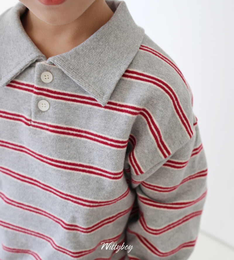 Witty Boy - Korean Children Fashion - #prettylittlegirls - Cozy Collar Sweatshirt - 10