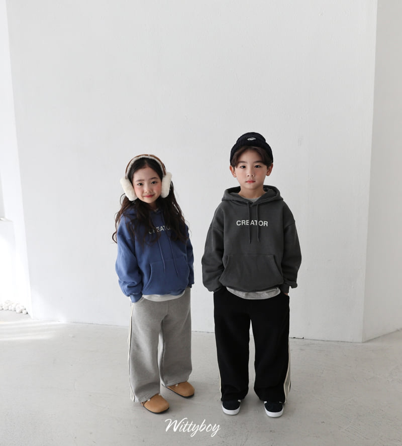 Witty Boy - Korean Children Fashion - #minifashionista - Winter High Teen Pants - 4
