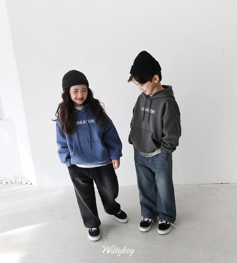 Witty Boy - Korean Children Fashion - #prettylittlegirls - Signature Span Bonding Denim Pants - 11