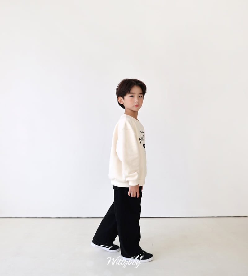 Witty Boy - Korean Children Fashion - #prettylittlegirls - Rich Velour Denim Pants - 6
