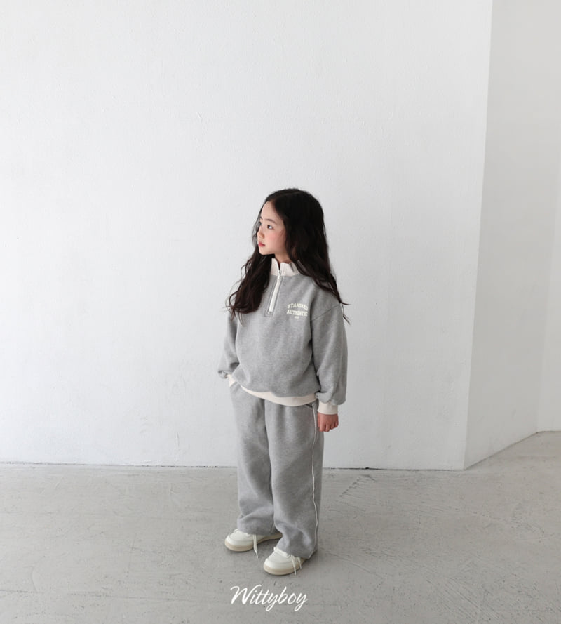 Witty Boy - Korean Children Fashion - #prettylittlegirls - Stand Fleece Anorak - 3