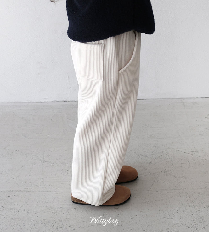 Witty Boy - Korean Children Fashion - #stylishchildhood - Soft Corduroy Pants - 6