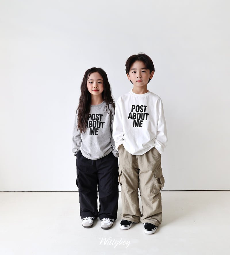 Witty Boy - Korean Children Fashion - #stylishchildhood - Post Tee - 12