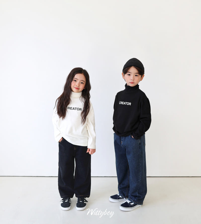 Witty Boy - Korean Children Fashion - #stylishchildhood - Rich Velour Denim Pants - 9
