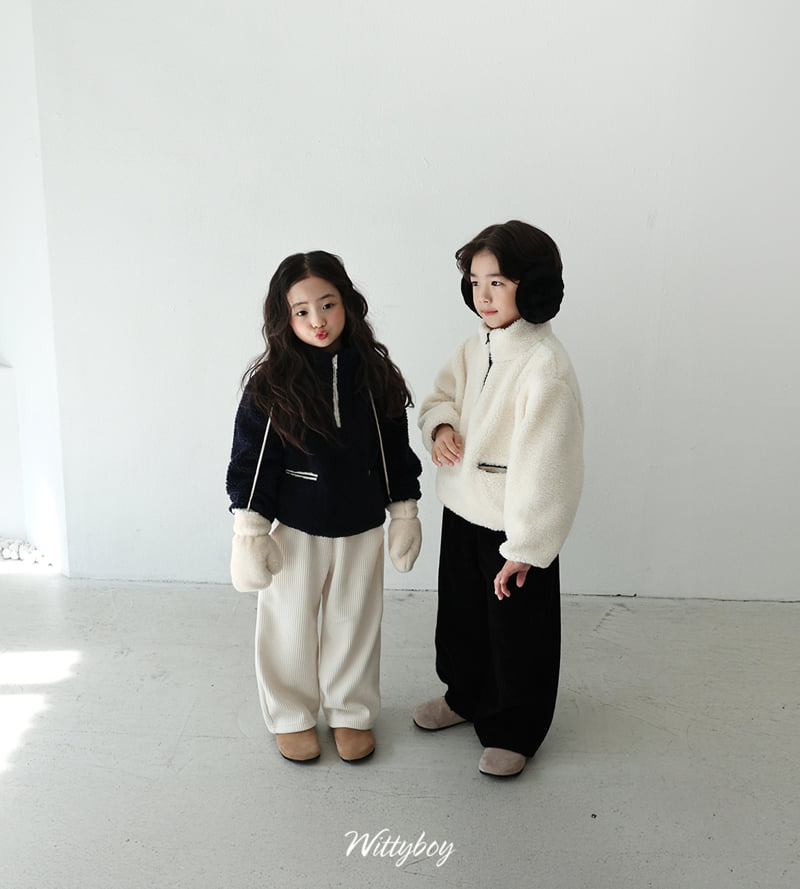 Witty Boy - Korean Children Fashion - #prettylittlegirls - Soft Corduroy Pants - 4