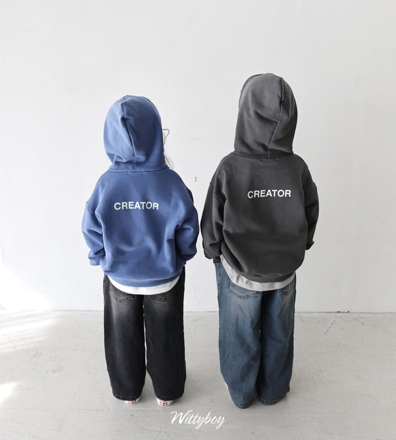 Witty Boy - Korean Children Fashion - #todddlerfashion - Creator Hoodie - 11