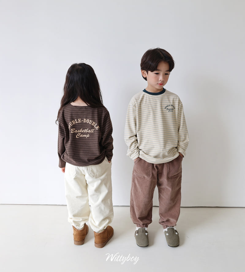 Witty Boy - Korean Children Fashion - #todddlerfashion - Nobel Corduroy Pants - 6