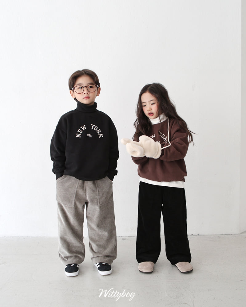 Witty Boy - Korean Children Fashion - #toddlerclothing - New York Sweatshirt - 9
