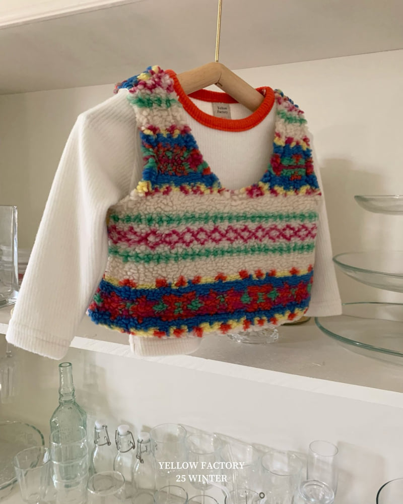 Yellow Factory - Korean Children Fashion - #kidzfashiontrend - Cremy Vest - 5