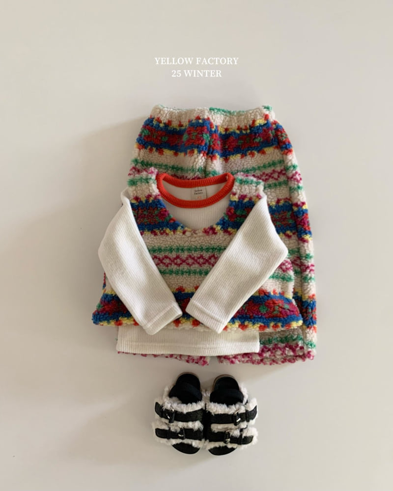 Yellow Factory - Korean Children Fashion - #littlefashionista - Cremy Vest - 7