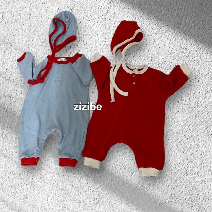 Zizibe - Korean Baby Fashion - #babyboutiqueclothing - Merry Bodysuit (Hat Set) - 2