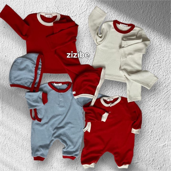 Zizibe - Korean Baby Fashion - #babyfever - Merry Bodysuit (Hat Set) - 5