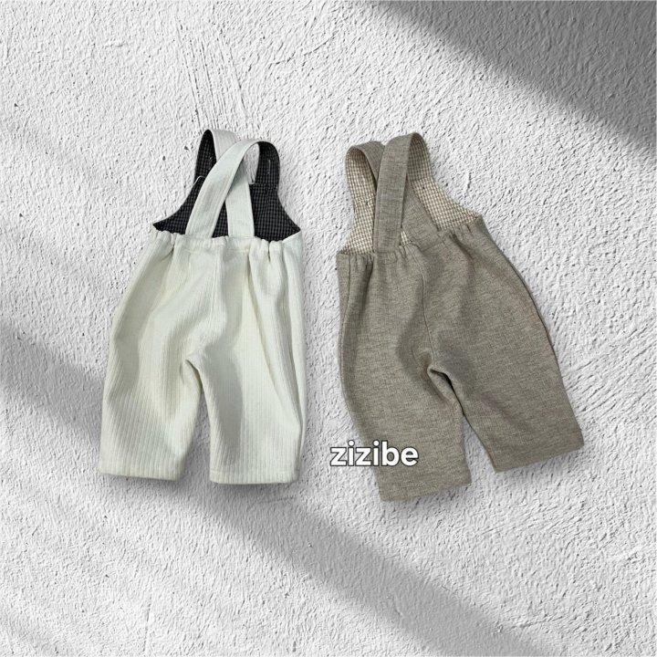 Zizibe - Korean Baby Fashion - #babyfever - Knit Suspender Pants - 2