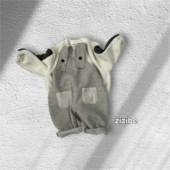 Zizibe - Korean Baby Fashion - #babygirlfashion - Knit Suspender Pants - 3