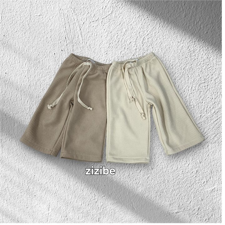 Zizibe - Korean Baby Fashion - #babygirlfashion - Rib Wide Pants