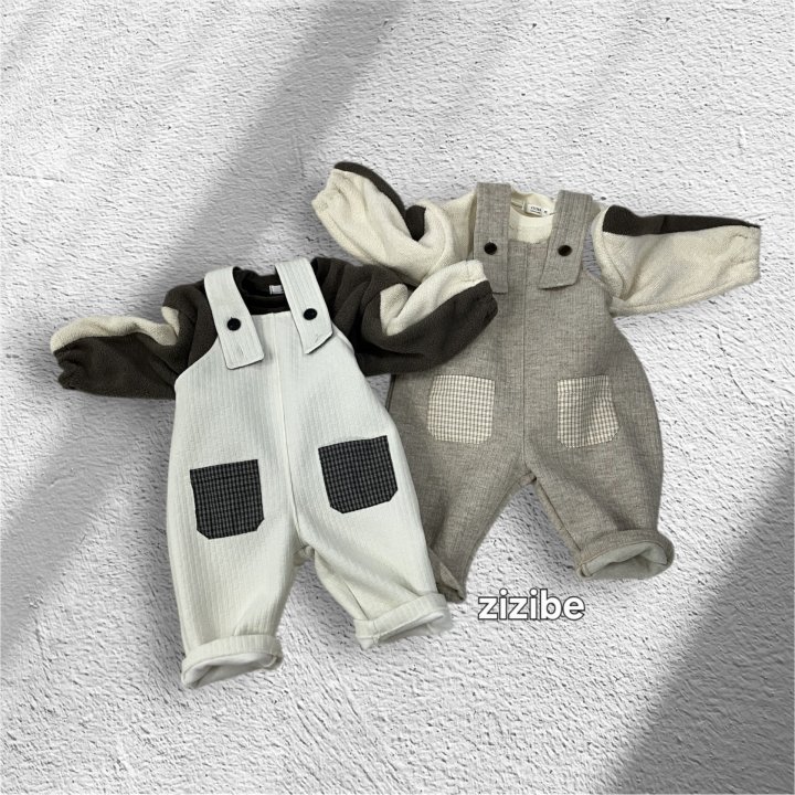 Zizibe - Korean Baby Fashion - #babygirlfashion - Knit Suspender Pants - 4