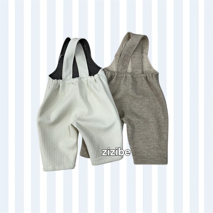 Zizibe - Korean Baby Fashion - #babyoutfit - Knit Suspender Pants - 7