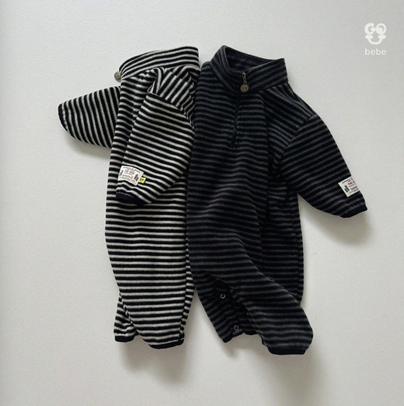 go;u - Korean Baby Fashion - #babyfever - Bebe Stripe Suit