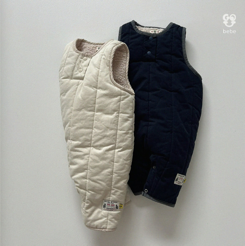 go;u - Korean Baby Fashion - #babylifestyle - Bebe Vertical Overalls