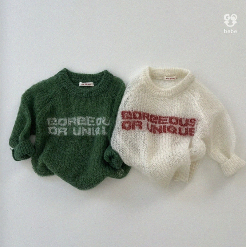go;u - Korean Baby Fashion - #babyoninstagram - Bebe Beautiful Knit
