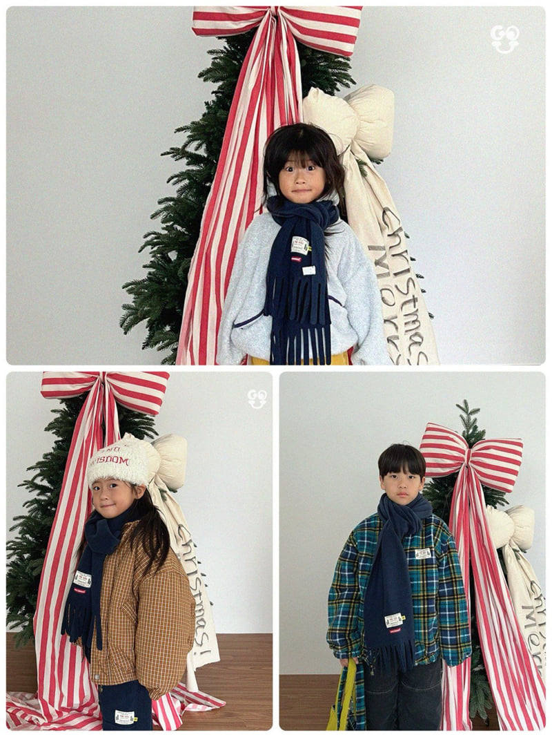 go;u - Korean Baby Fashion - #babyoutfit - Ido Muffler - 11