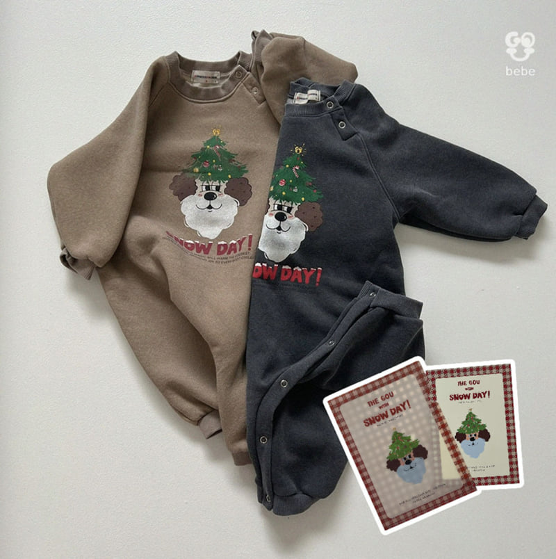 go;u - Korean Baby Fashion - #babywear - Bebe Go Tree Suit