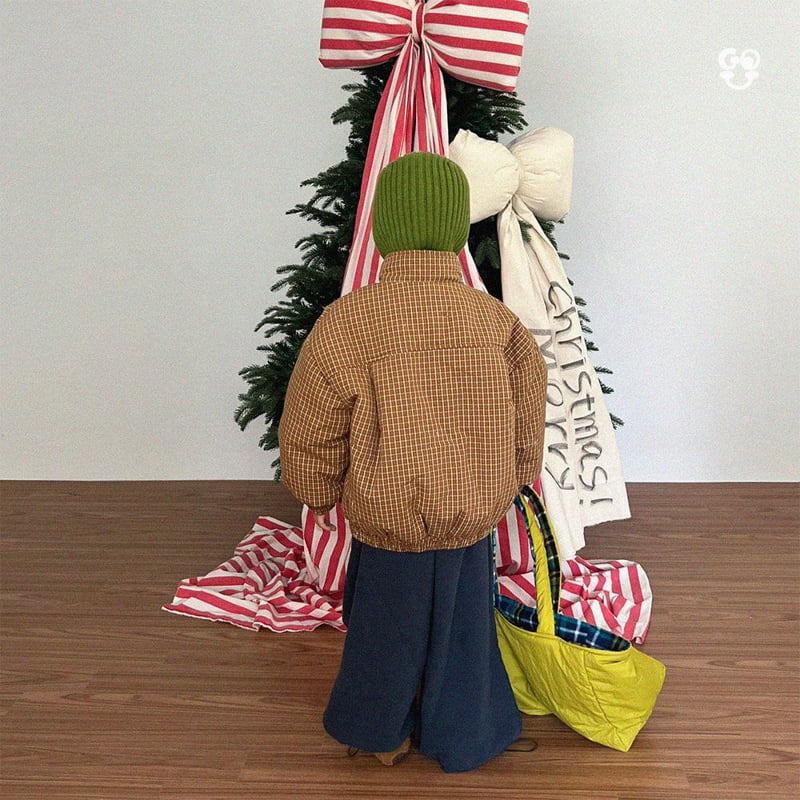 go;u - Korean Children Fashion - #Kfashion4kids - Check Check Jacket (Kids) - 6