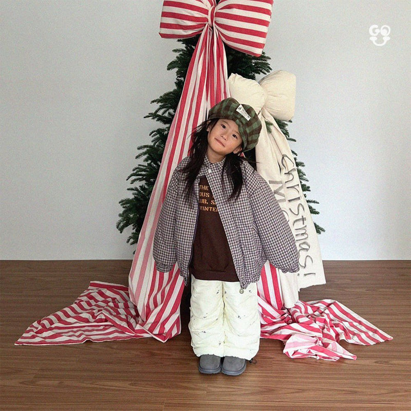 go;u - Korean Children Fashion - #childofig - Check Check Jacket (Kids) - 11