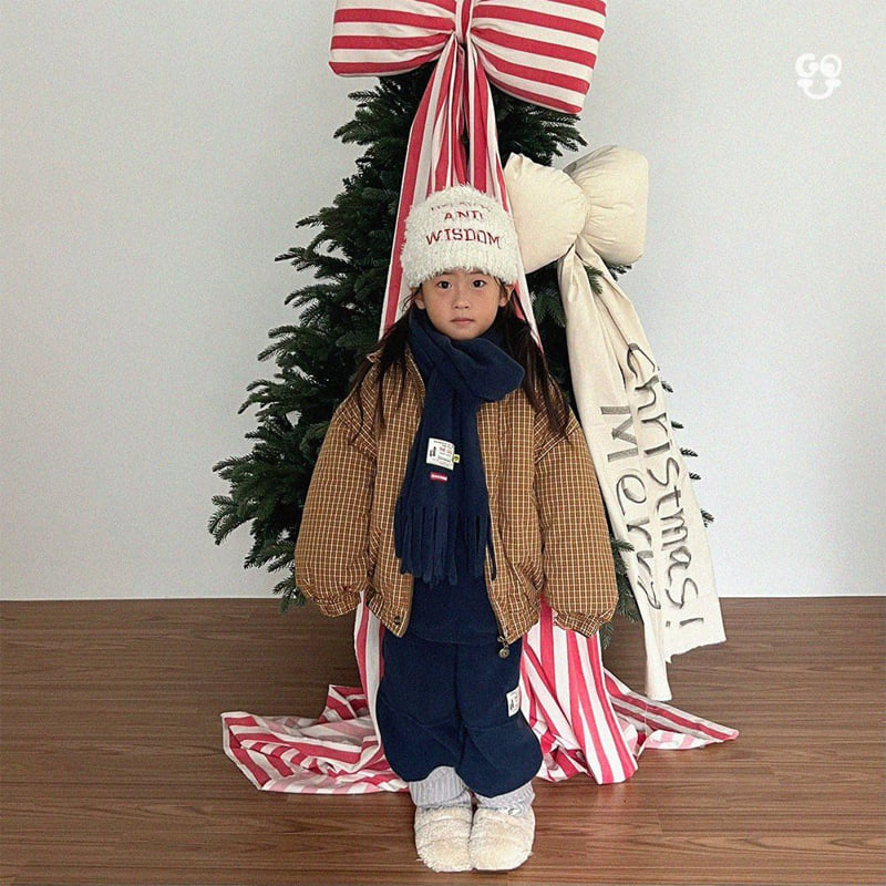 go;u - Korean Children Fashion - #childofig - Polpol Set (Oatmeal-Kids) - 6