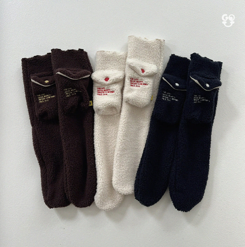 go;u - Korean Children Fashion - #childrensboutique - Pocket Knee Socks