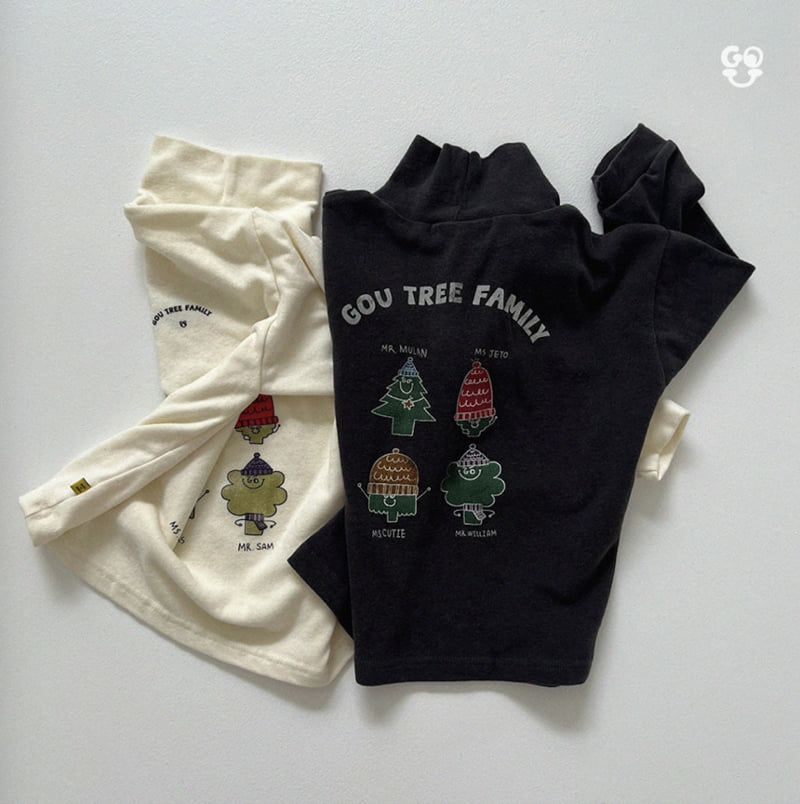 go;u - Korean Children Fashion - #discoveringself - Tree Family Tee