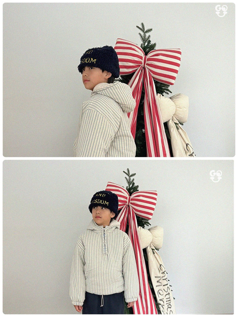 go;u - Korean Children Fashion - #discoveringself - Pompon Anorak Hoodie (Kids) - 4
