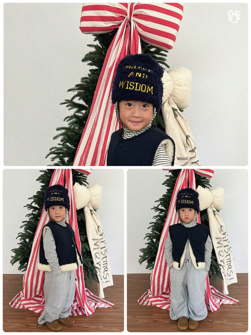 go;u - Korean Children Fashion - #kidsshorts - Super Power Beanie - 10