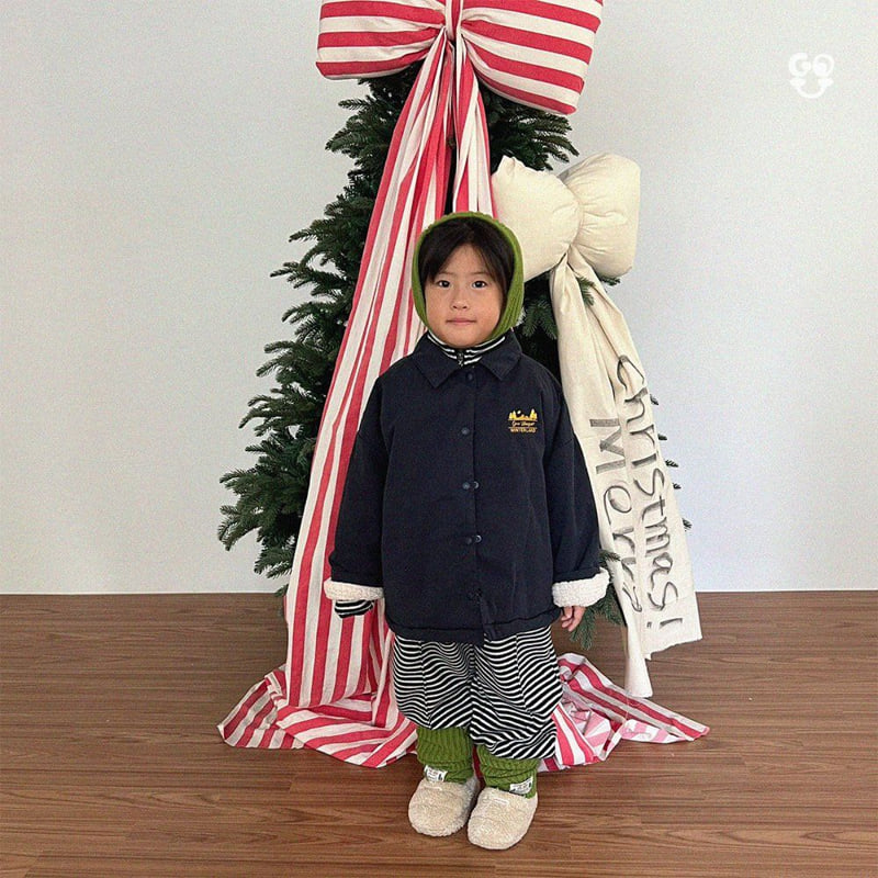 go;u - Korean Children Fashion - #kidsstore - Stripe Set (Junior) - 8