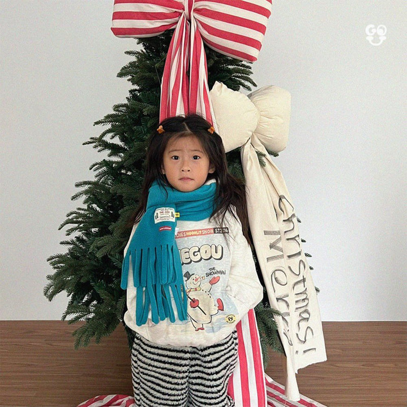 go;u - Korean Children Fashion - #kidzfashiontrend - Snowman Hoodie - 10